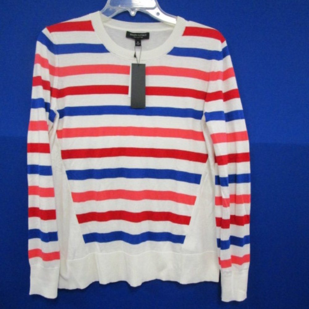 NWT Women Banana Republic Silk Cotton Sweater SZ M